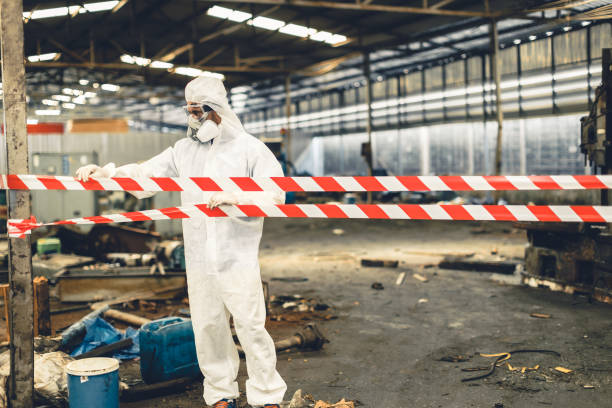 Professional Biohazard technician working in Bartlett, TN